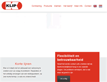 Tablet Screenshot of klip.nl