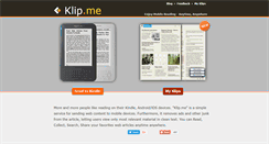 Desktop Screenshot of klip.me